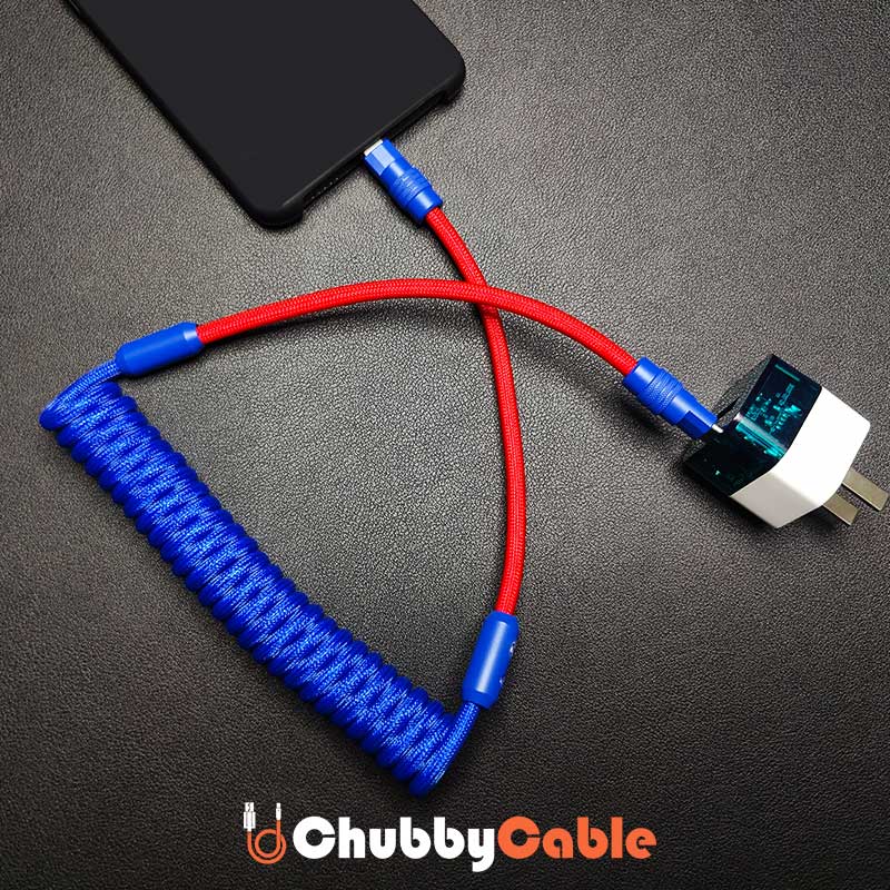 "Curly Chubby" New Colorblock Charge Cable - Image 4