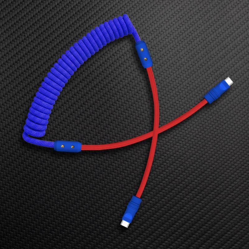 "Curly Chubby" New Colorblock Charge Cable - Image 44