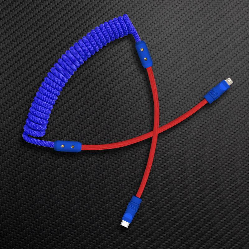 "Curly Chubby" New Colorblock Charge Cable - Image 49