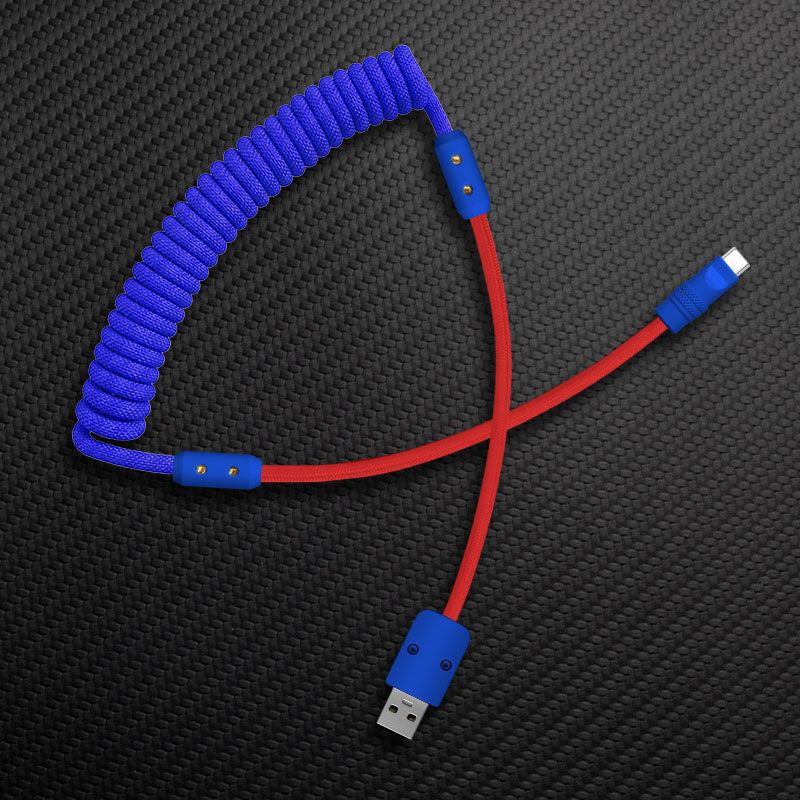 "Curly Chubby" New Colorblock Charge Cable - Image 53