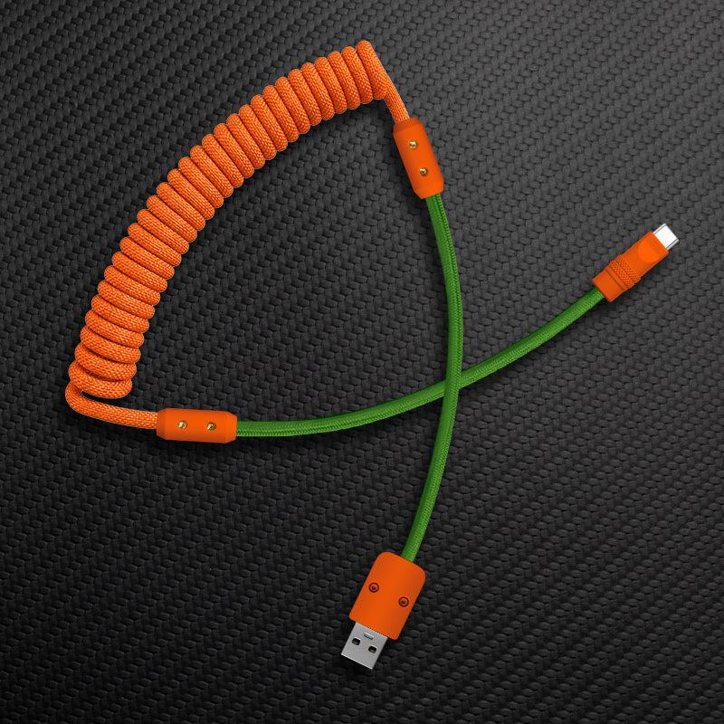 "Curly Chubby" New Colorblock Charge Cable - Image 55