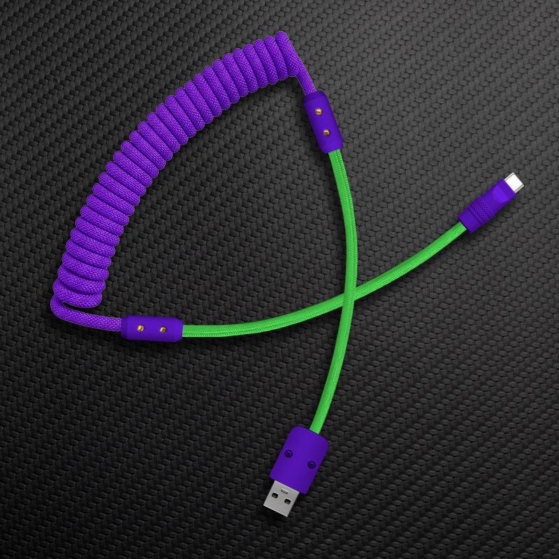 "Curly Chubby" New Colorblock Charge Cable - Image 56