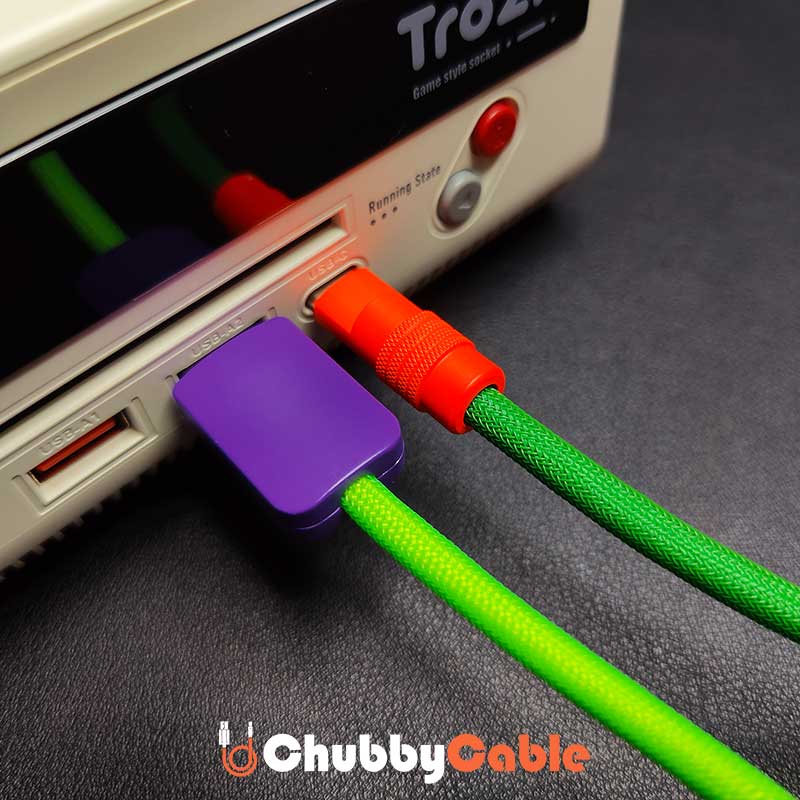 "Curly Chubby" New Colorblock Charge Cable - Image 6