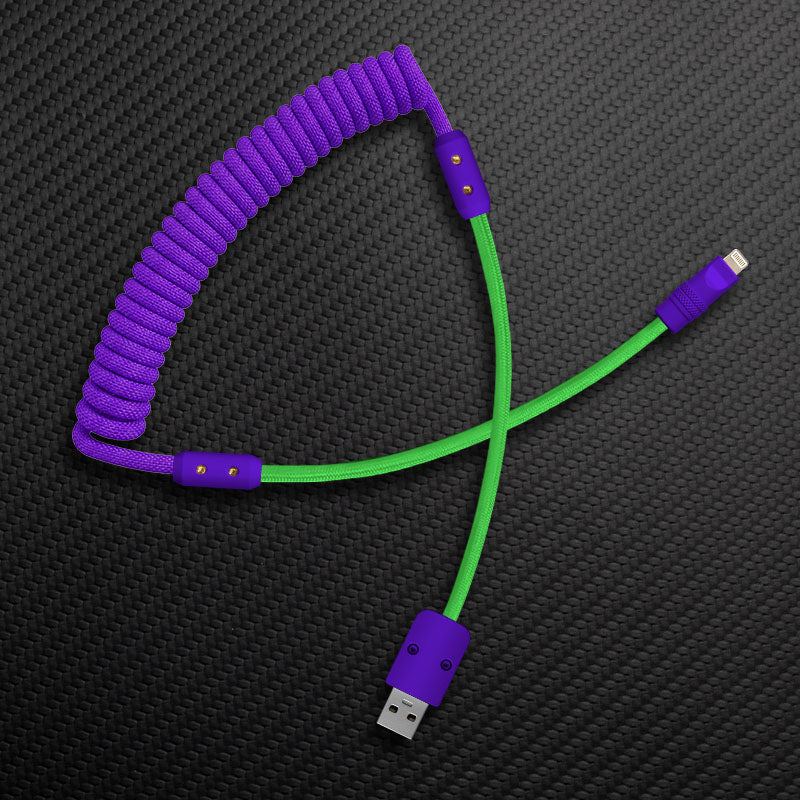 "Curly Chubby" New Colorblock Charge Cable - Image 61