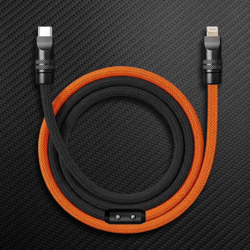 "ColorWeave Chubby" Vibrant Dual-Tone 240W Fast Charge Cable - More Colors - Image 10