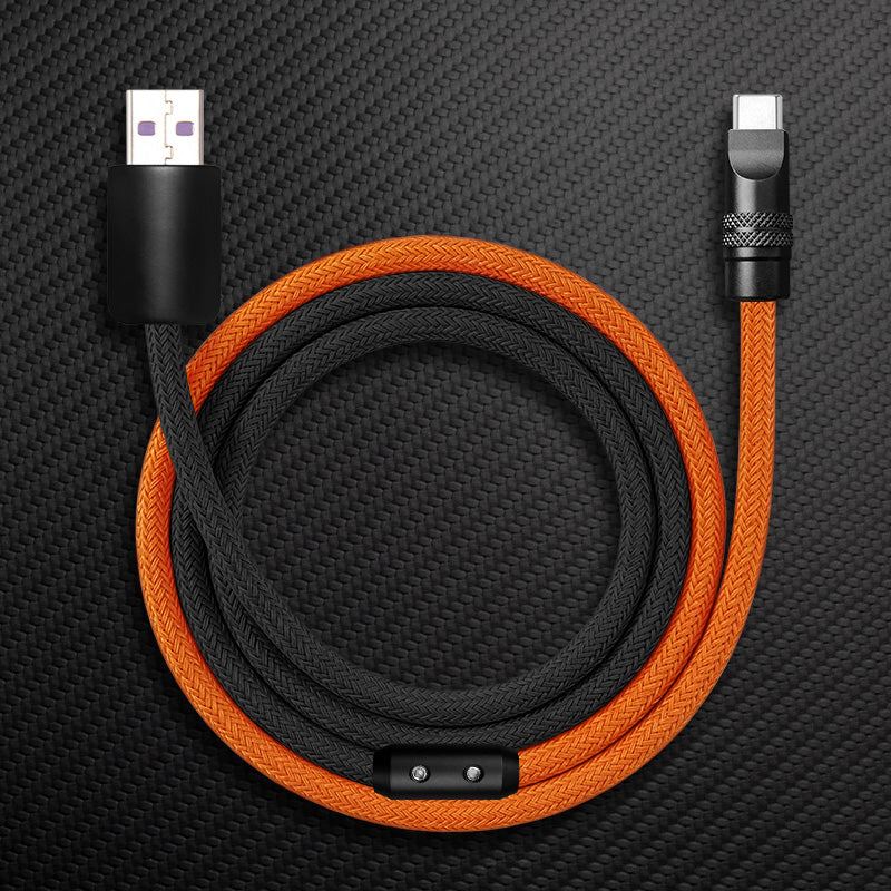 "ColorWeave Chubby" Vibrant Dual-Tone 240W Fast Charge Cable - More Colors - Image 14