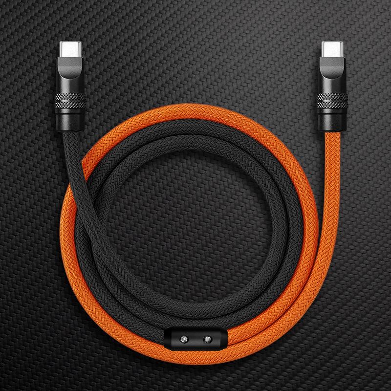 "ColorWeave Chubby" Vibrant Dual-Tone 240W Fast Charge Cable - More Colors - Image 22