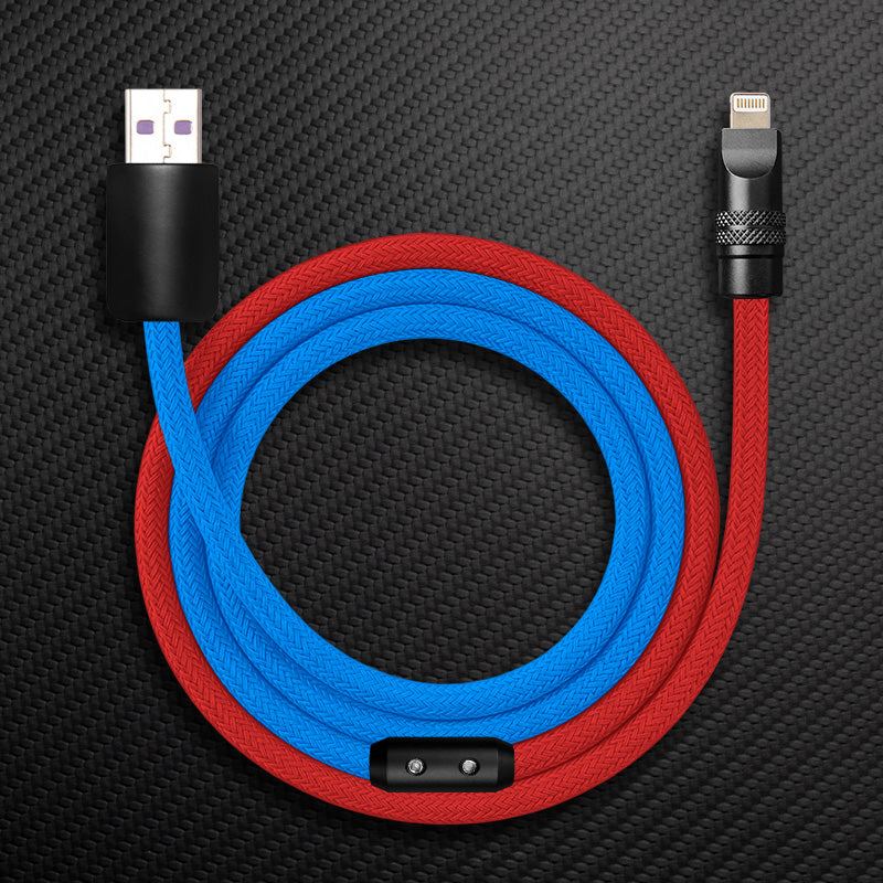 "ColorWeave Chubby" Vibrant Dual-Tone 240W Fast Charge Cable - More Colors - Image 29