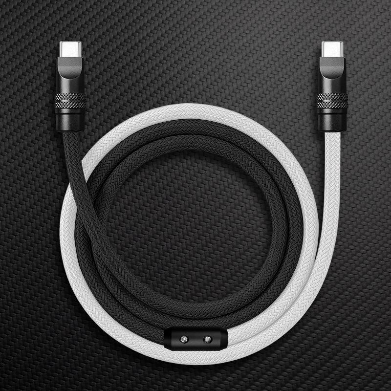 "ColorWeave Chubby" Vibrant Dual-Tone 240W Fast Charge Cable - Image 11