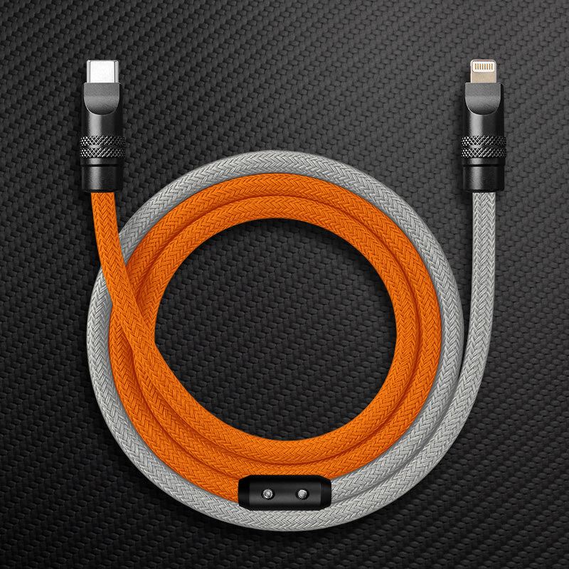 "ColorWeave Chubby" Vibrant Dual-Tone 240W Fast Charge Cable - Image 14