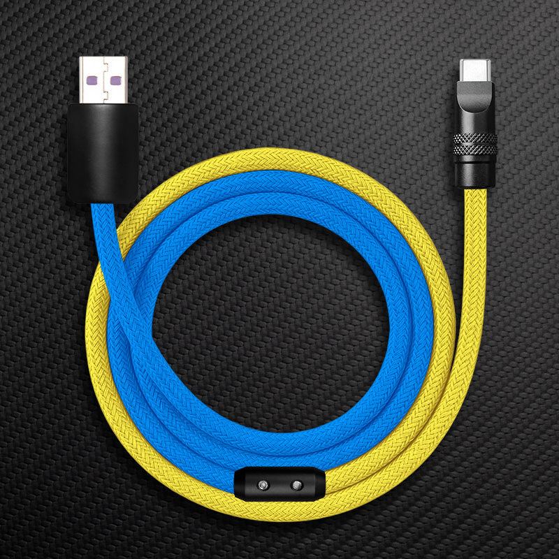 "ColorWeave Chubby" Vibrant Dual-Tone 240W Fast Charge Cable - Image 24