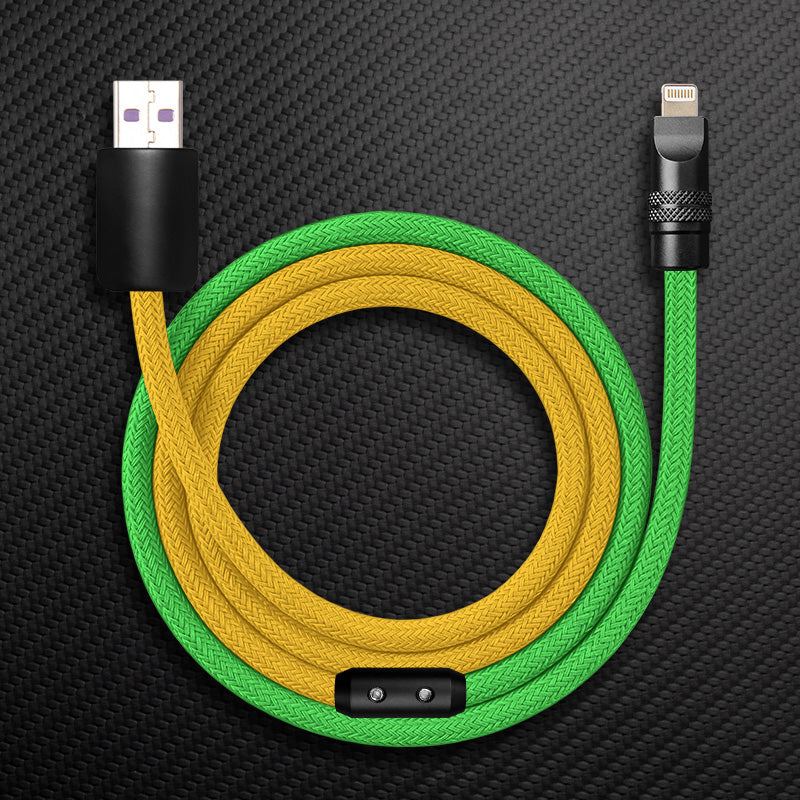 "ColorWeave Chubby" Vibrant Dual-Tone 240W Fast Charge Cable - Image 30