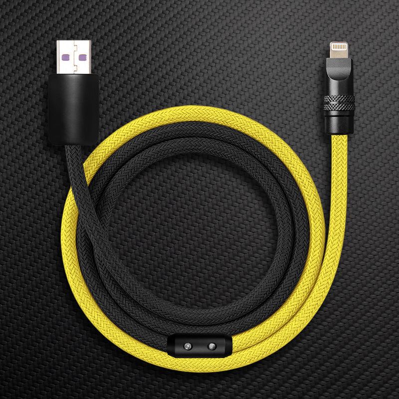 "ColorWeave Chubby" Vibrant Dual-Tone 240W Fast Charge Cable - Image 33