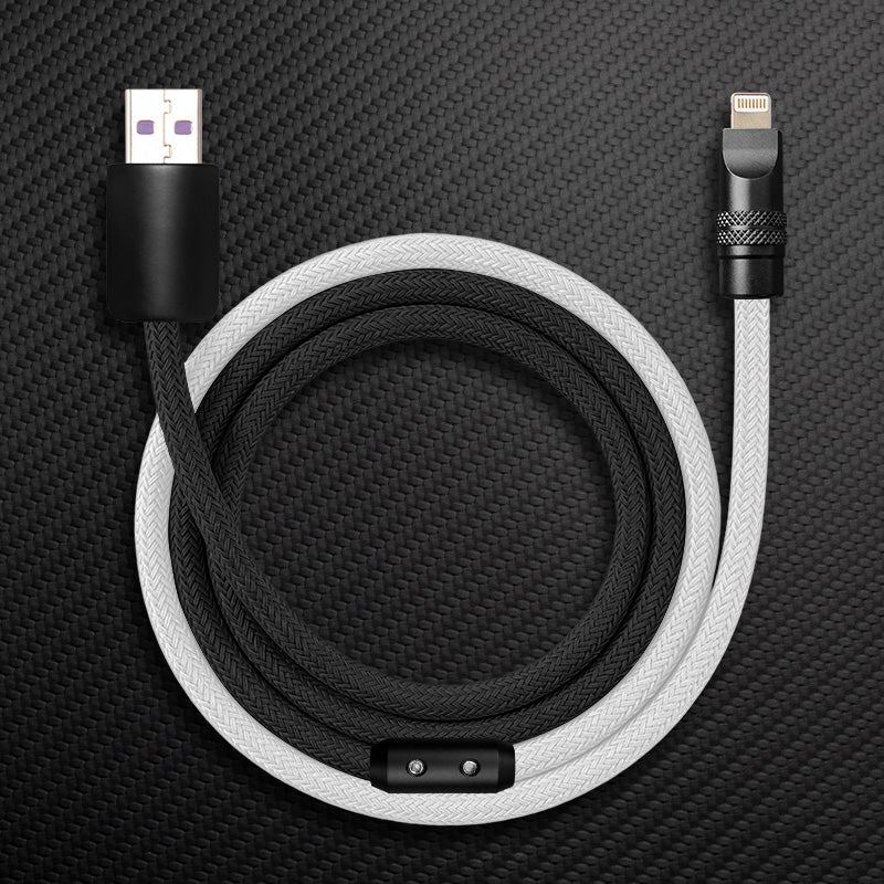 "ColorWeave Chubby" Vibrant Dual-Tone 240W Fast Charge Cable - Image 34