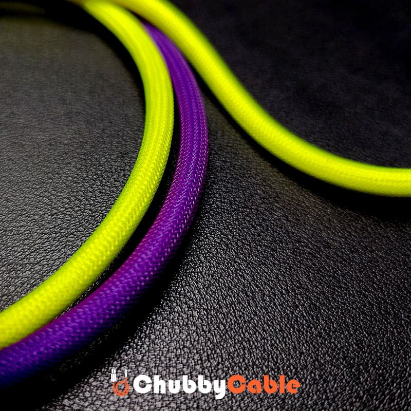 "ColorWeave Chubby" Vibrant Dual-Tone 240W Fast Charge Cable - Image 5