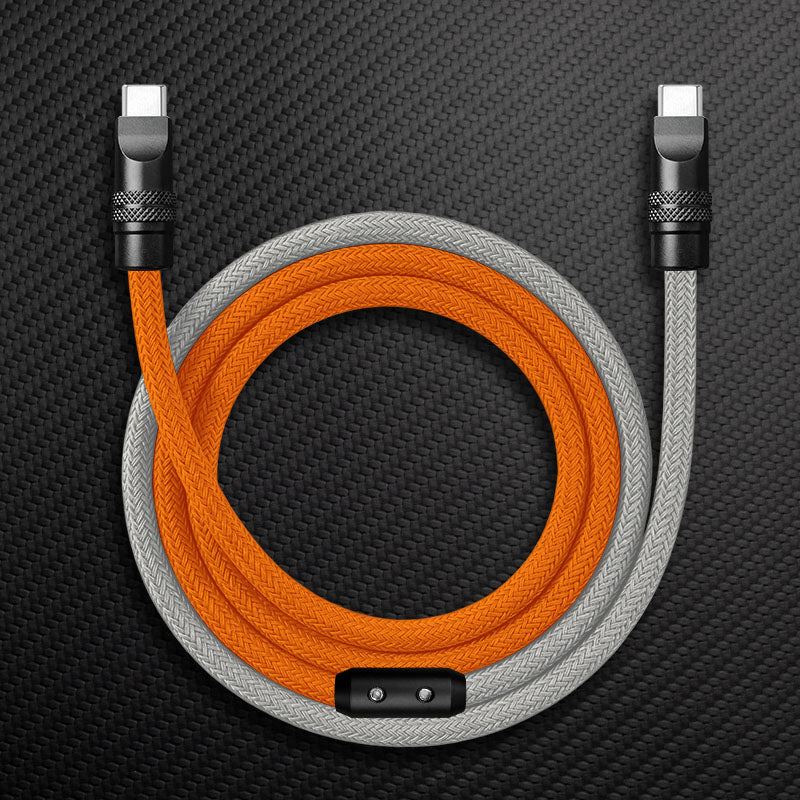 "ColorWeave Chubby" Vibrant Dual-Tone 240W Fast Charge Cable - Image 7