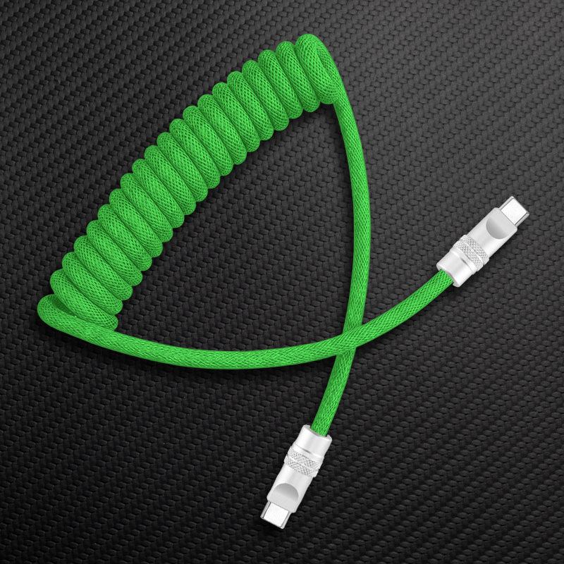 "Curly Chubby" Retractable Fast Charging Cable - Image 44