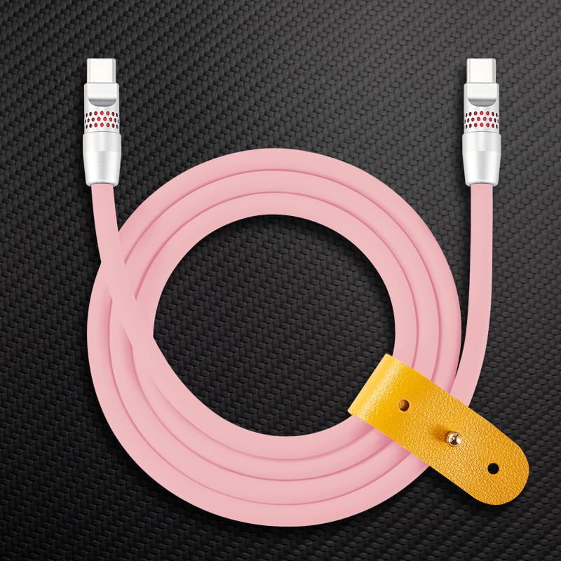"Smile Chubby" 100W Fast Charge Cable With RGB Glow - Image 11