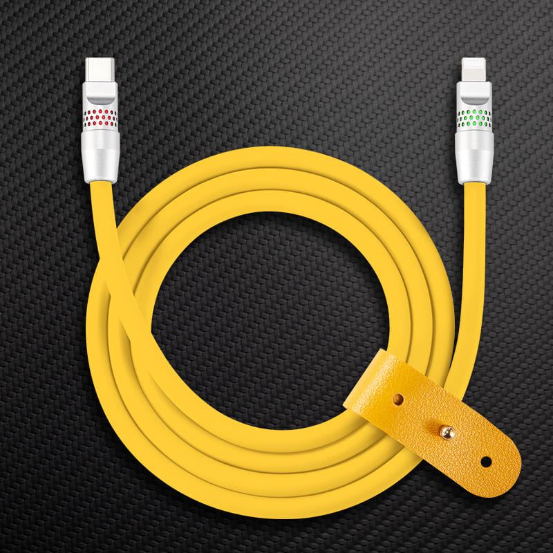 "Smile Chubby" 100W Fast Charge Cable With RGB Glow - Image 40