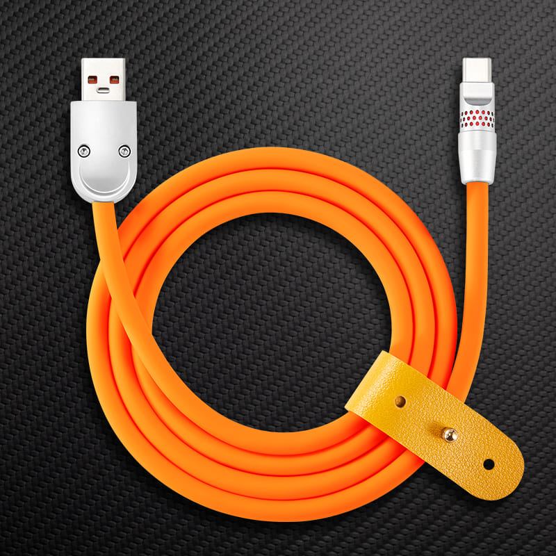 "Smile Chubby" 100W Fast Charge Cable With RGB Glow - Image 45