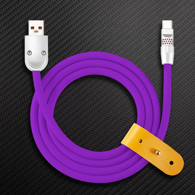 "Smile Chubby" 100W Fast Charge Cable With RGB Glow - Image 51
