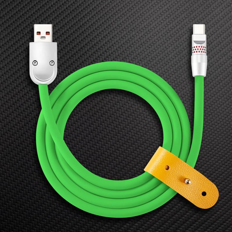 "Smile Chubby" 100W Fast Charge Cable With RGB Glow - Image 54
