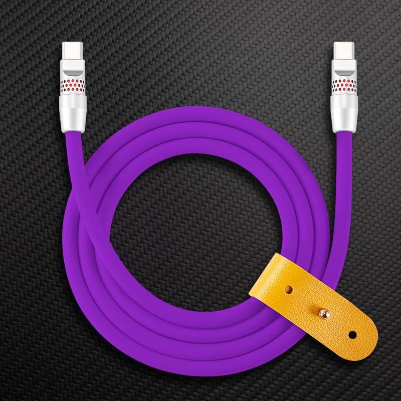 "Smile Chubby" 100W Fast Charge Cable With RGB Glow - Image 7
