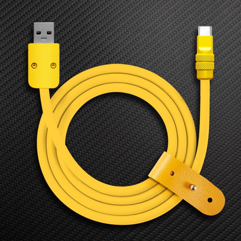 "Monochrome Chubby" 240W Classic Solid Color Fast Charging Cable - Image 26