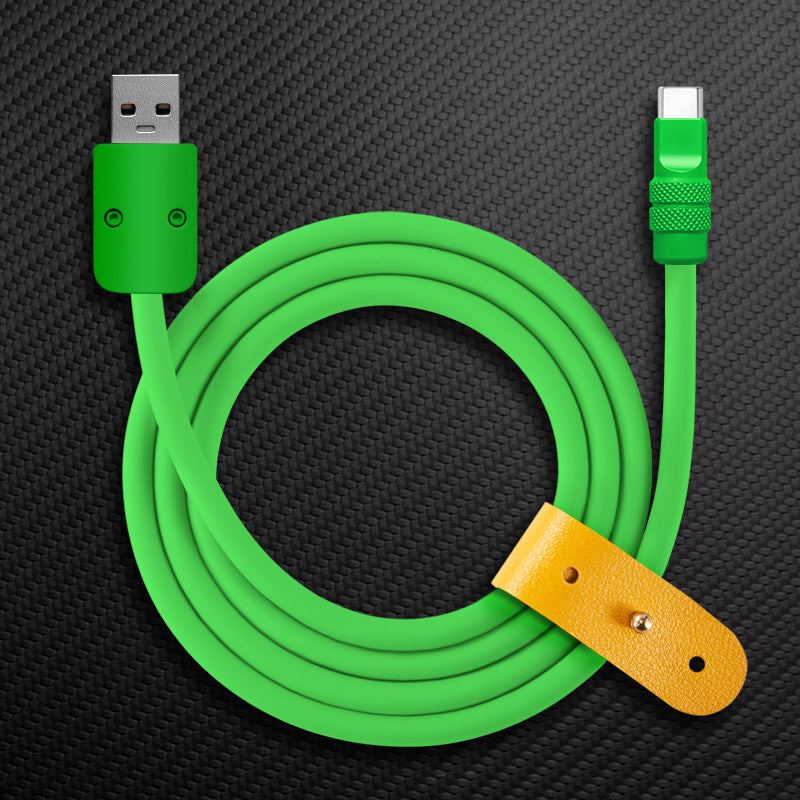 "Monochrome Chubby" 240W Classic Solid Color Fast Charging Cable - Image 30