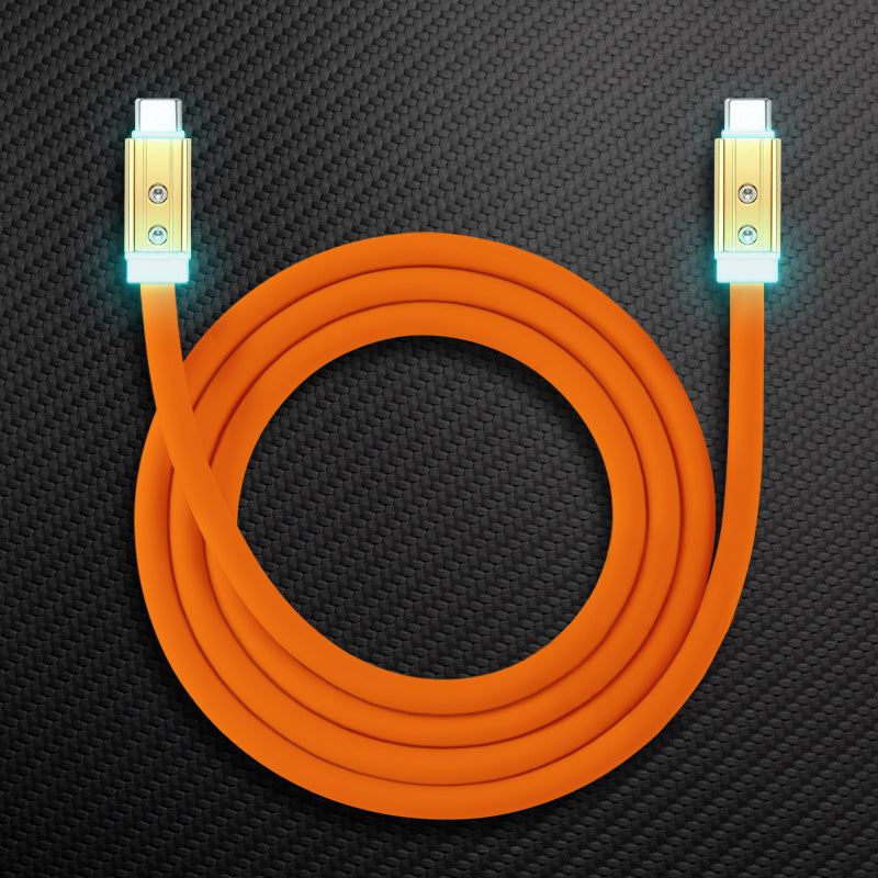 "Neon Chubby" Fast Charge Cable With Gold-plated Design - Image 11