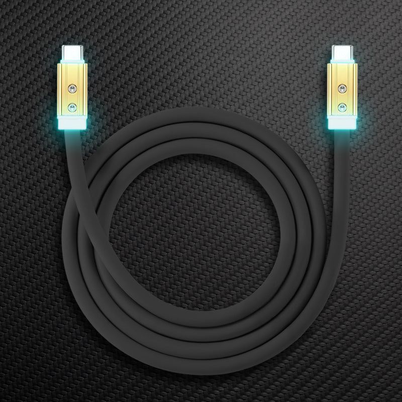 "Neon Chubby" Fast Charge Cable With Gold-plated Design - Image 15