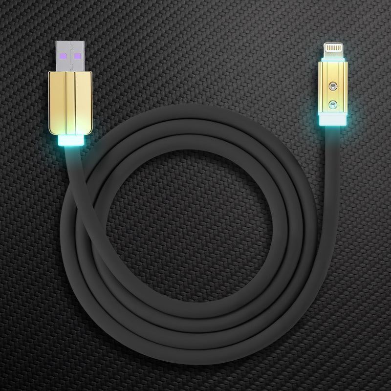 "Neon Chubby" Fast Charge Cable With Gold-plated Design - Image 18
