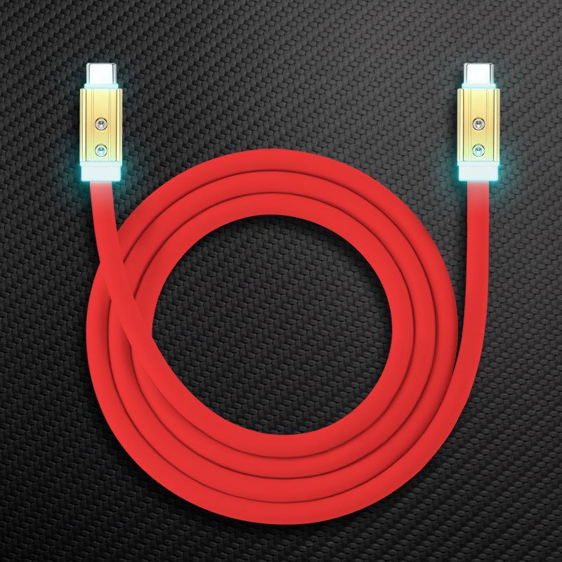 "Neon Chubby" Fast Charge Cable With Gold-plated Design - Image 19
