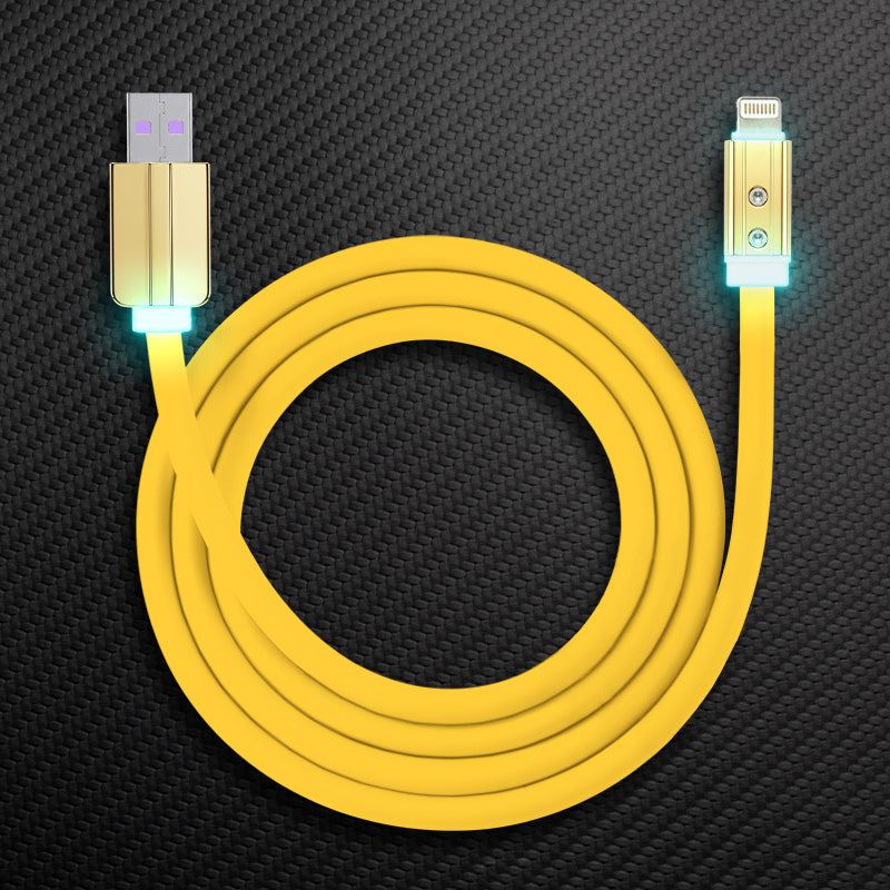 "Neon Chubby" Fast Charge Cable With Gold-plated Design - Image 26