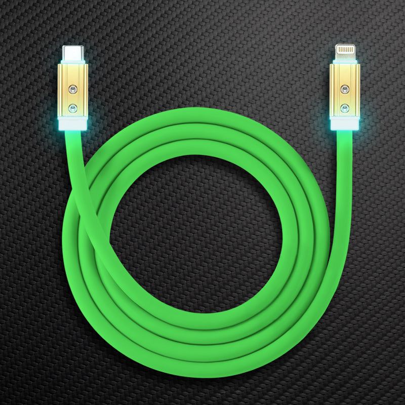 "Neon Chubby" Fast Charge Cable With Gold-plated Design - Image 28