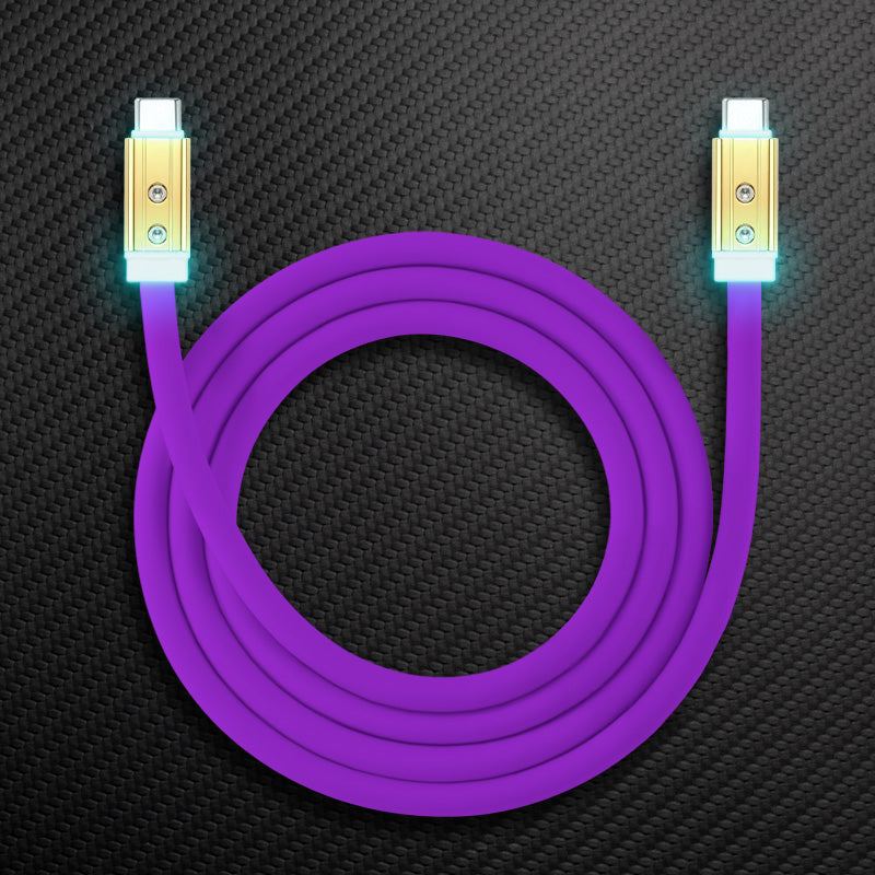 "Neon Chubby" Fast Charge Cable With Gold-plated Design - Image 35