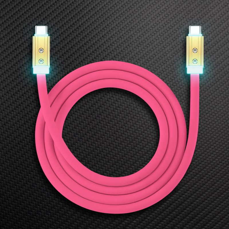 "Neon Chubby" Fast Charge Cable With Gold-plated Design - Image 40