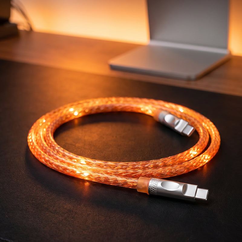 "Neon Chubby" Power Bank Friendly Color-Changing Luminous Cable - Image 5