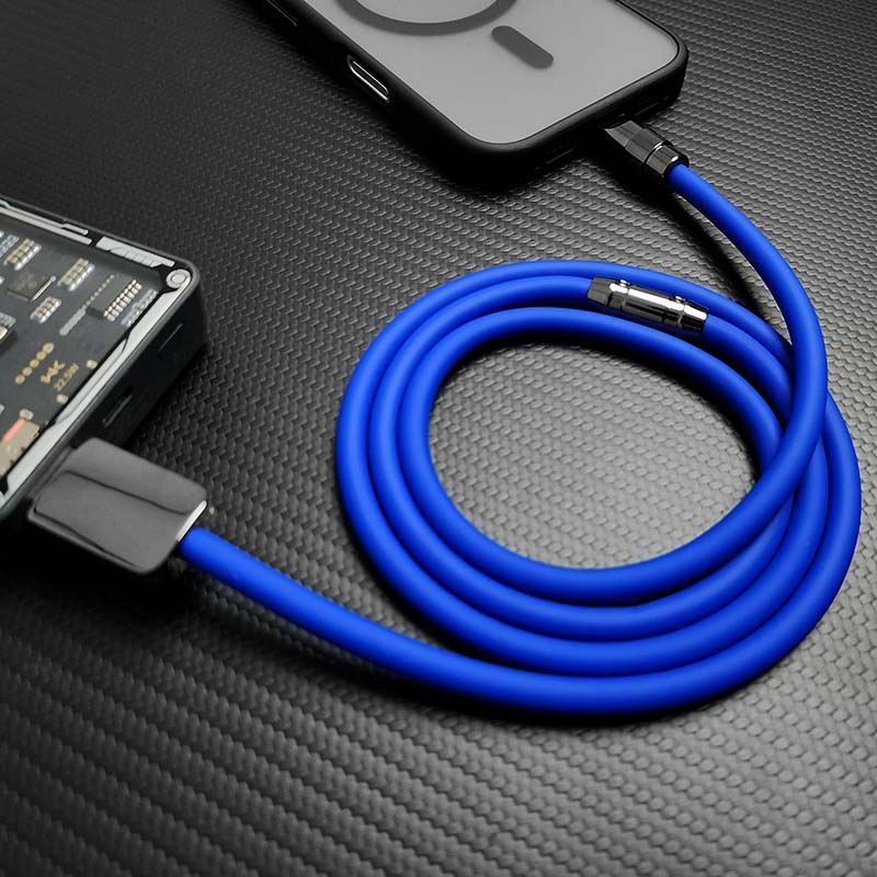 “Obsidian Edition“ 240W Glossy Multi-Color Fast Charging Cable - Image 5