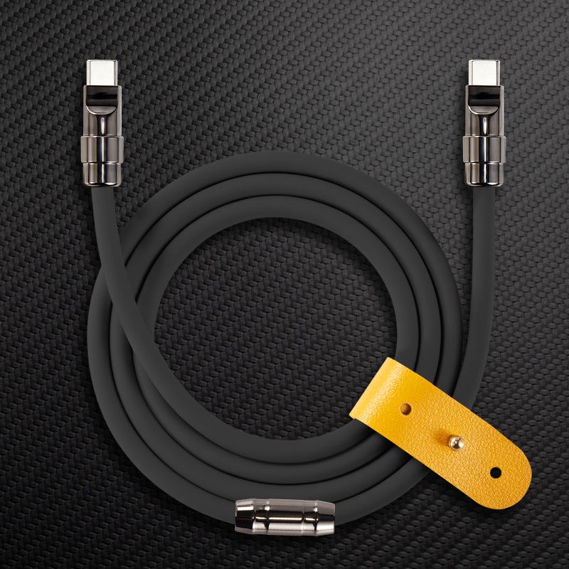 “Obsidian Edition“ 240W Glossy Multi-Color Fast Charging Cable - Image 9