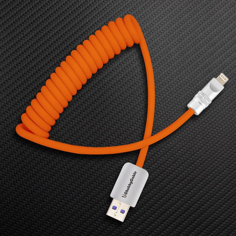 "Curly Chubby" 240W Spring Silicone Fast Charge Cable - Image 12