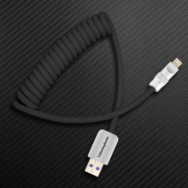 "Curly Chubby" 240W Spring Silicone Fast Charge Cable - Image 20