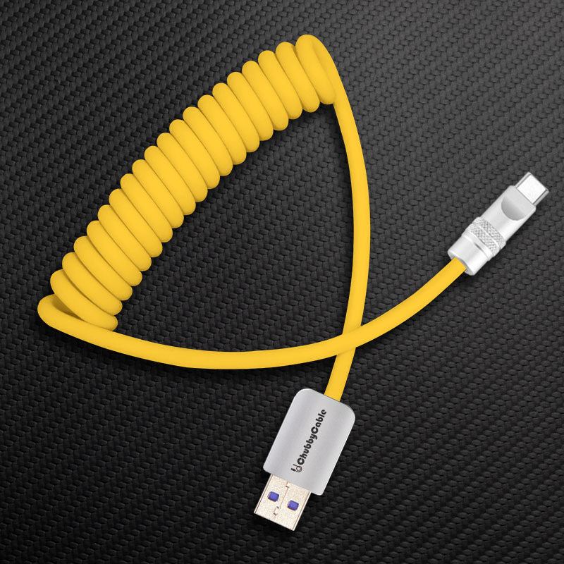 "Curly Chubby" 240W Spring Silicone Fast Charge Cable - Image 22