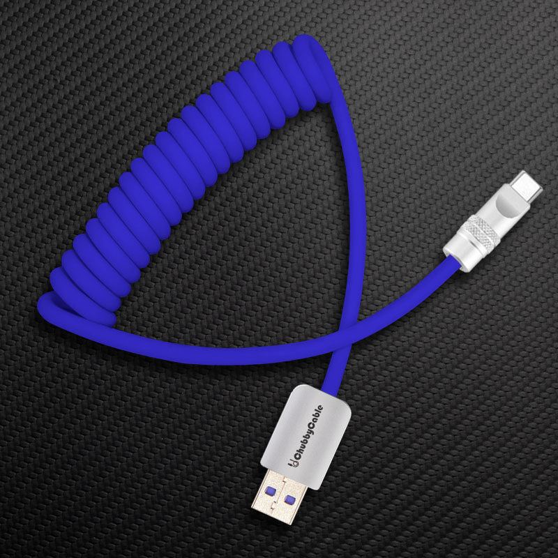 "Curly Chubby" 240W Spring Silicone Fast Charge Cable - Image 30
