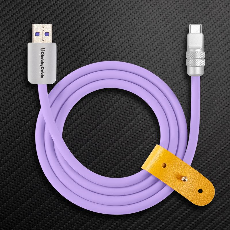 "Spiral Exture" 240W Metal Connect Fast Charging Cable - Image 17