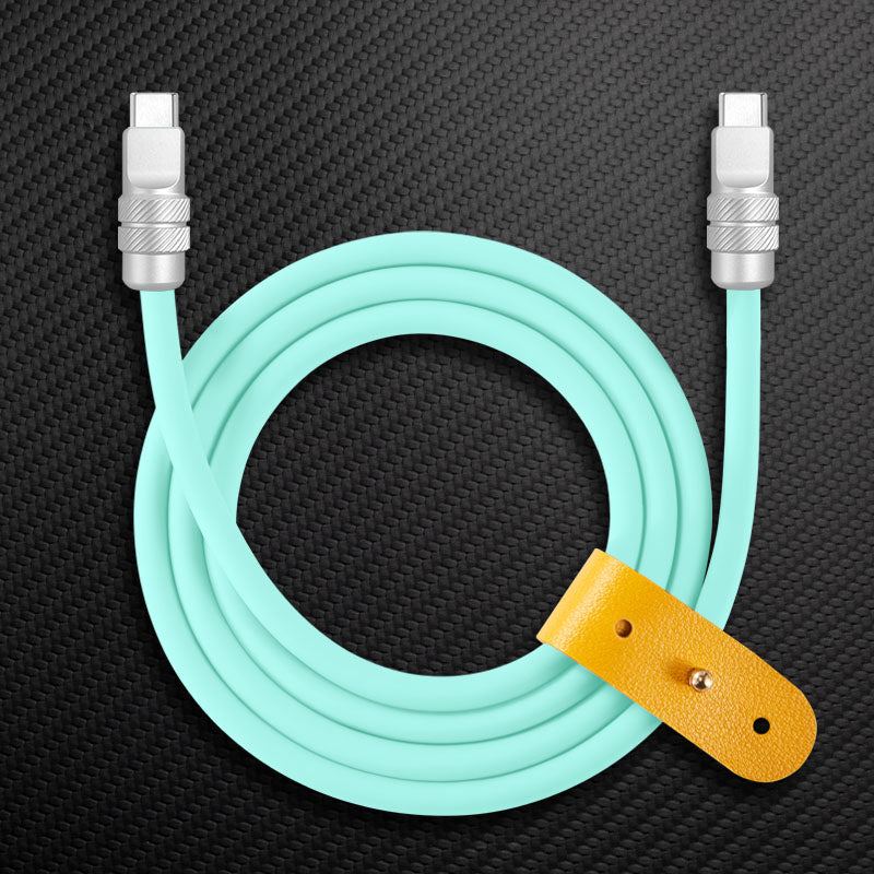 "Spiral Exture" 240W Metal Connect Fast Charging Cable - Image 24