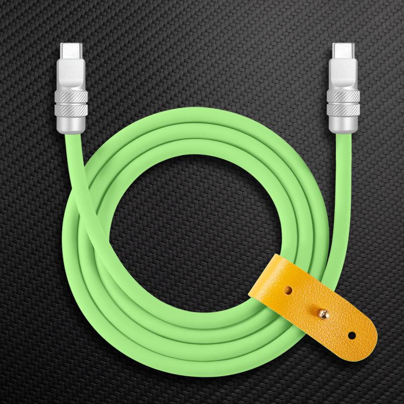 "Spiral Exture" 240W Metal Connect Fast Charging Cable - Image 26