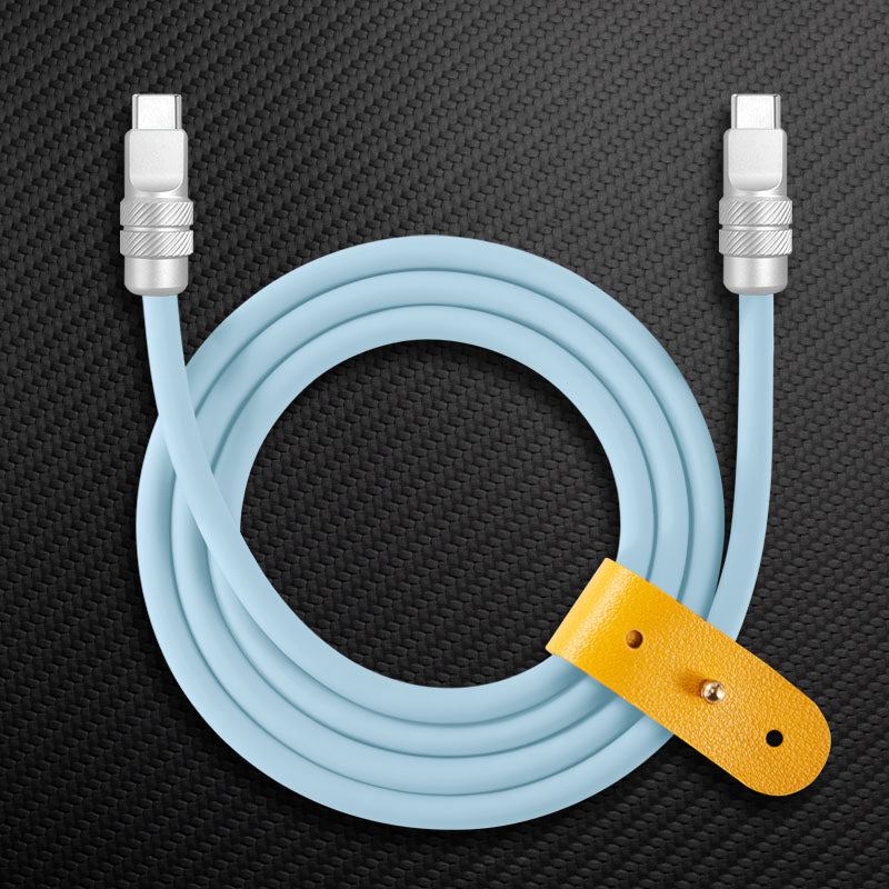 "Spiral Exture" 240W Metal Connect Fast Charging Cable - Image 27