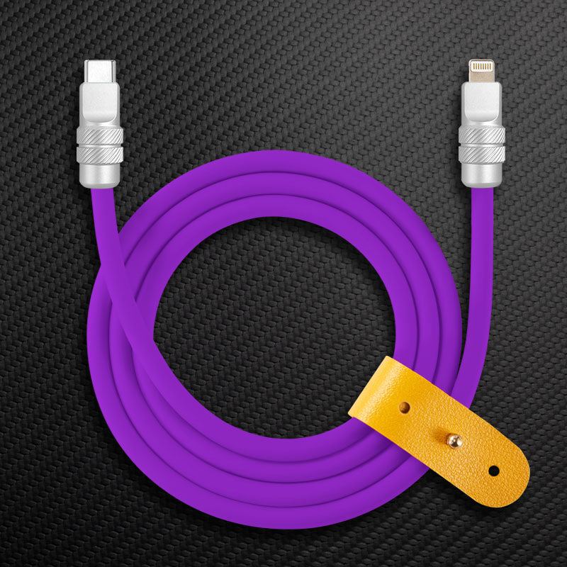 "Spiral Exture" 240W Metal Connect Fast Charging Cable - Image 45