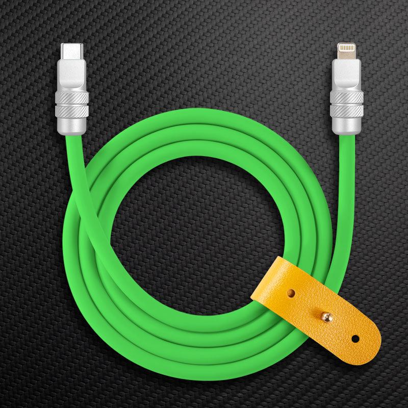 "Spiral Exture" 240W Metal Connect Fast Charging Cable - Image 47